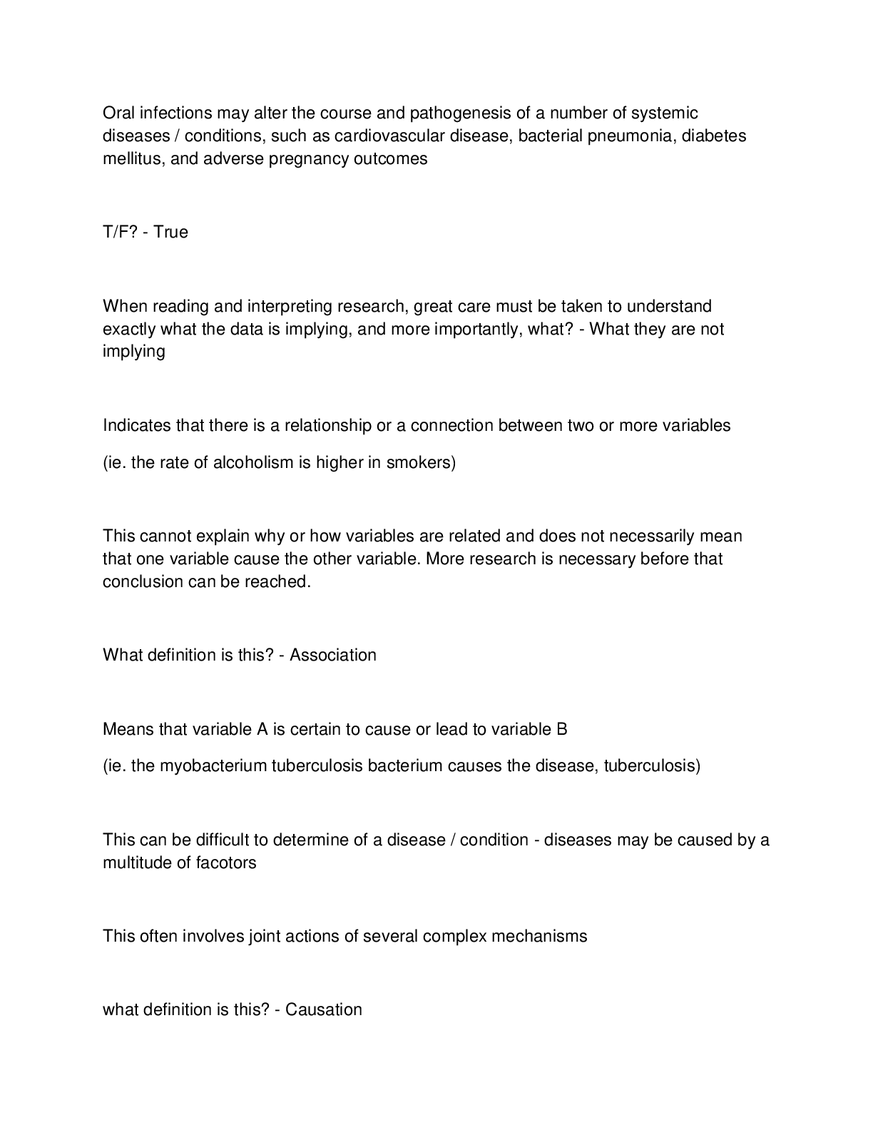 Preview image for Perio Exam - Chapter 34 Impact of Periodontitis on Systemic